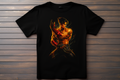 T-shirt Tekken - Jin Kazama Kitsune Print Studio