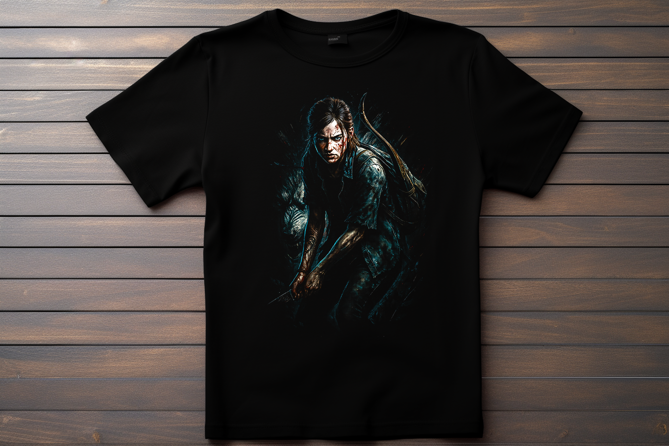 T-shirt The Last Of Us - Ellie Kitsune Print Studio