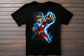 T-shirt Saint Seiya - Seiya Kitsune Print Studio