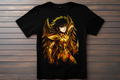 T-shirt Saint Seiya - Seiya Sagittaire Kitsune Print Studio