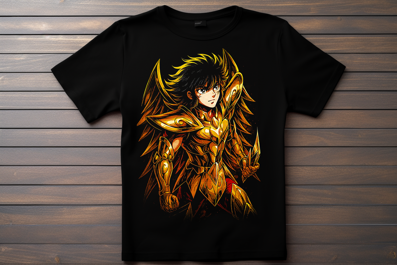 T-shirt Saint Seiya - Seiya Sagittaire Kitsune Print Studio