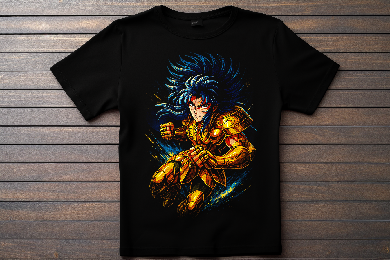 T-shirt Saint Seiya - Kanon Kitsune Print Studio