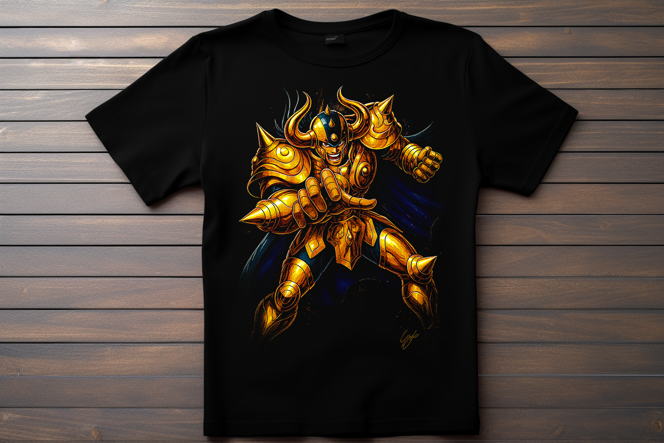 T-shirt Saint Seiya - Aldebaran Kitsune Print Studio