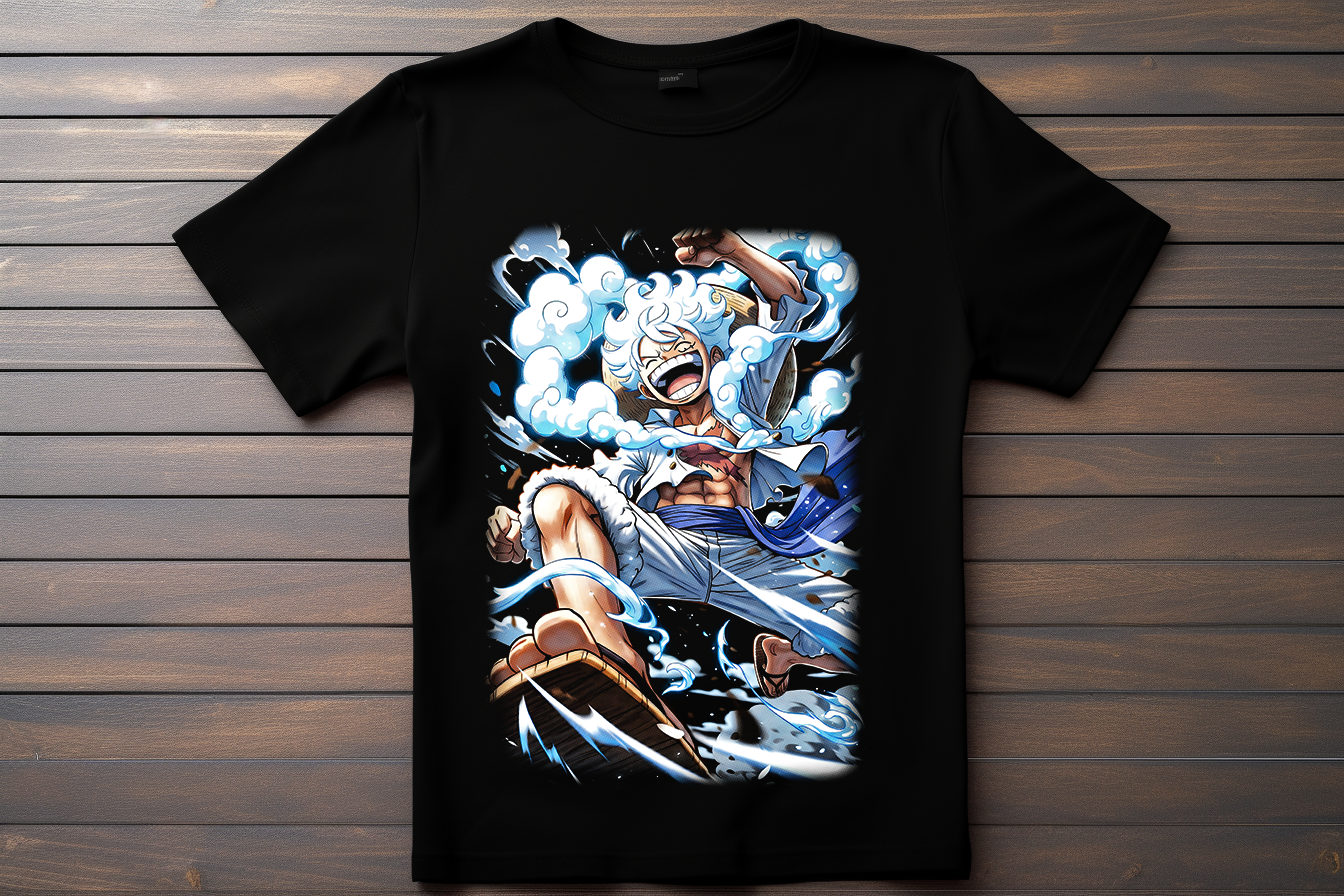 T-shirt One Piece - Luffy Gear 5 Kitsune Print Studio