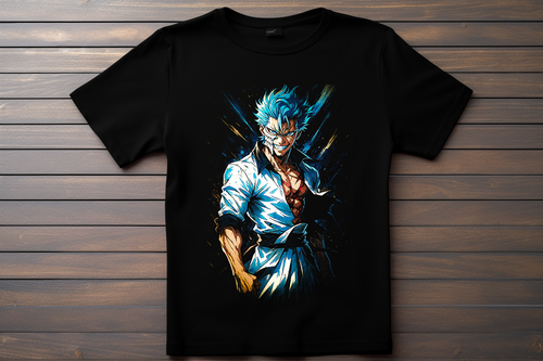 T-shirt Bleach - Grimmjow Kitsune Print Studio