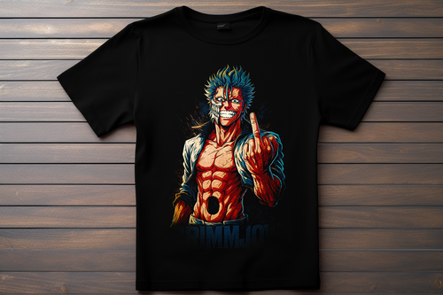 T-shirt Bleach - Grimmjow Kitsune Print Studio