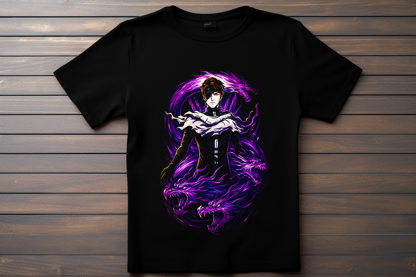 T-shirt Bleach - Aizen Kitsune Print Studio