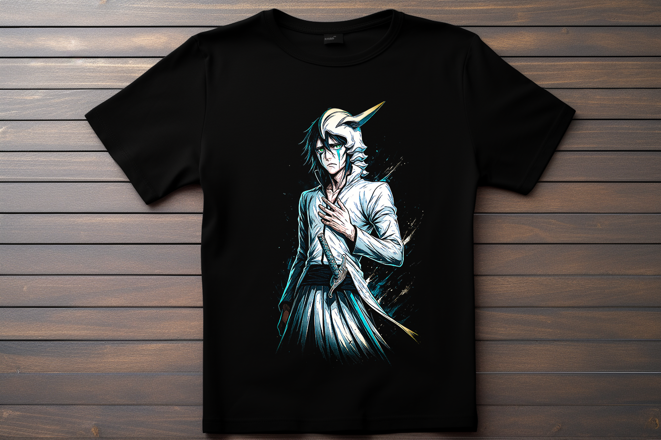 T-shirt Bleach - Ulquiorra Kitsune Print Studio