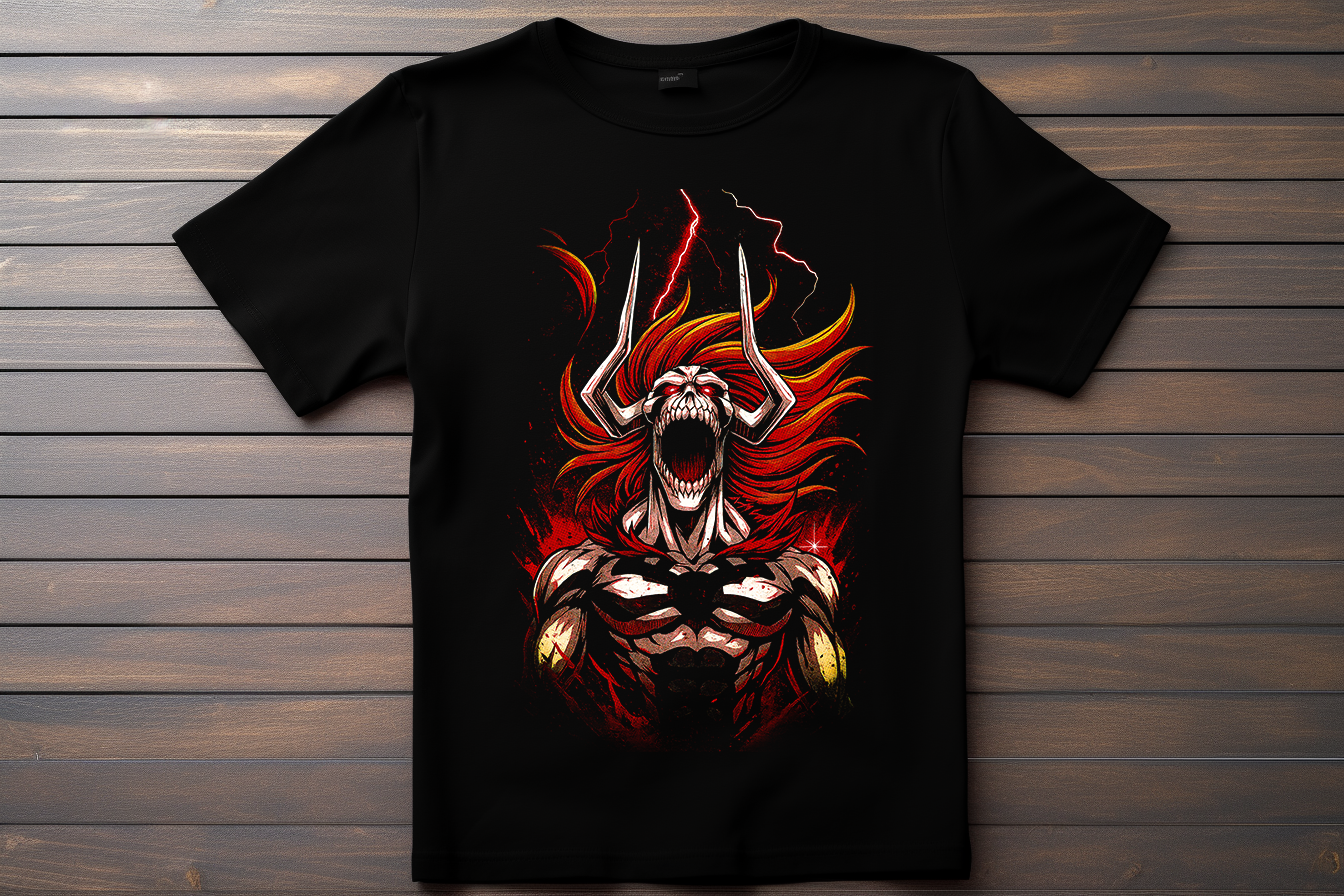 T-shirt Bleach - Ichigo Hollow Kitsune Print Studio