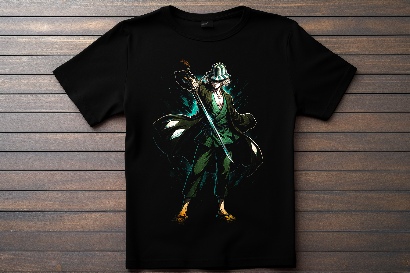 T-shirt Bleach - Urahara Kisuke Kitsune Print Studio