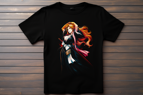T-shirt Bleach - Matsumoto Rangiku Kitsune Print Studio