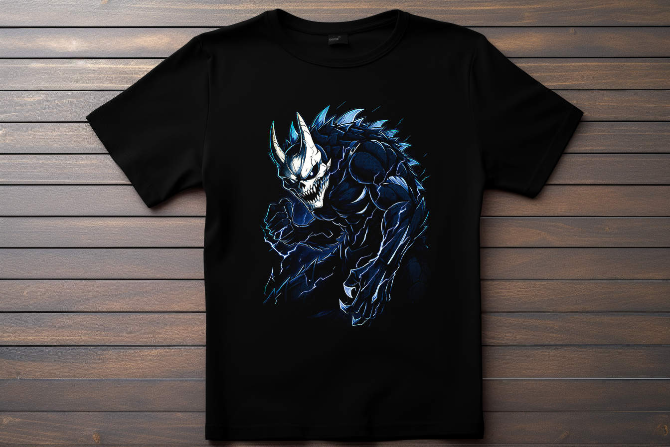 T-shirt Kaiju No.8 - Kafka Hibino Kitsune Print Studio