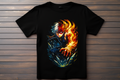 T-shirt My Hero Academia - Shoto Todoroki Kitsune Print Studio
