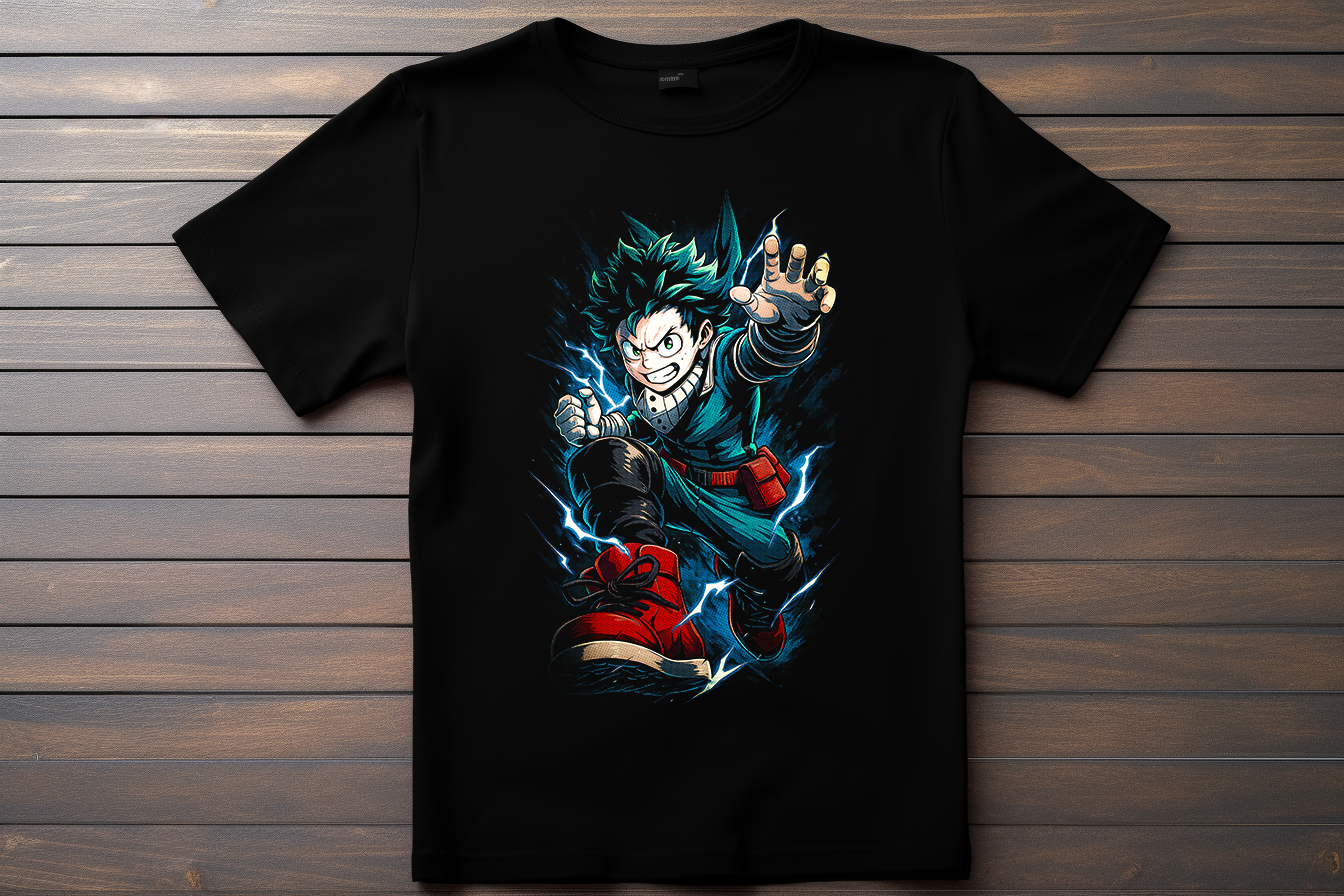T-shirt My Hero Academia - Izuku Midoriya Kitsune Print Studio
