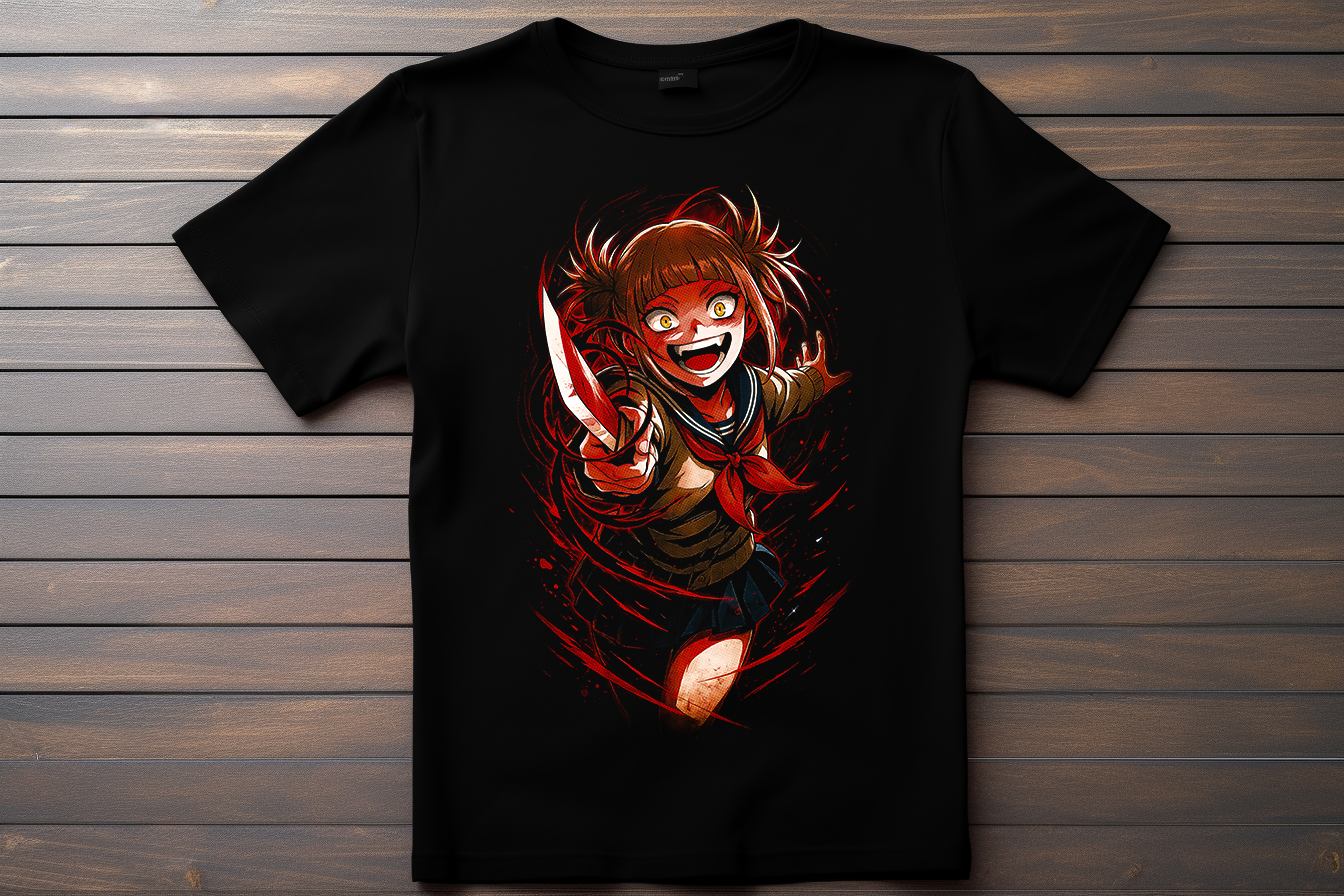 T-shirt My Hero Academia - Himiko Toga Kitsune Print Studio