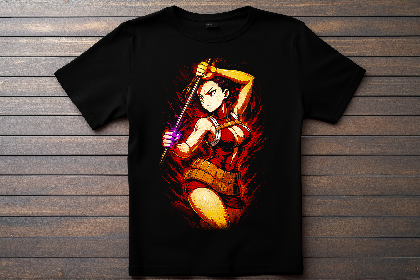 T-shirt My Hero Academia - Momo Yaoyorozu Kitsune Print Studio