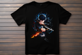 T-shirt Solo Leveling - Sung Jin-Woo Kitsune Print Studio