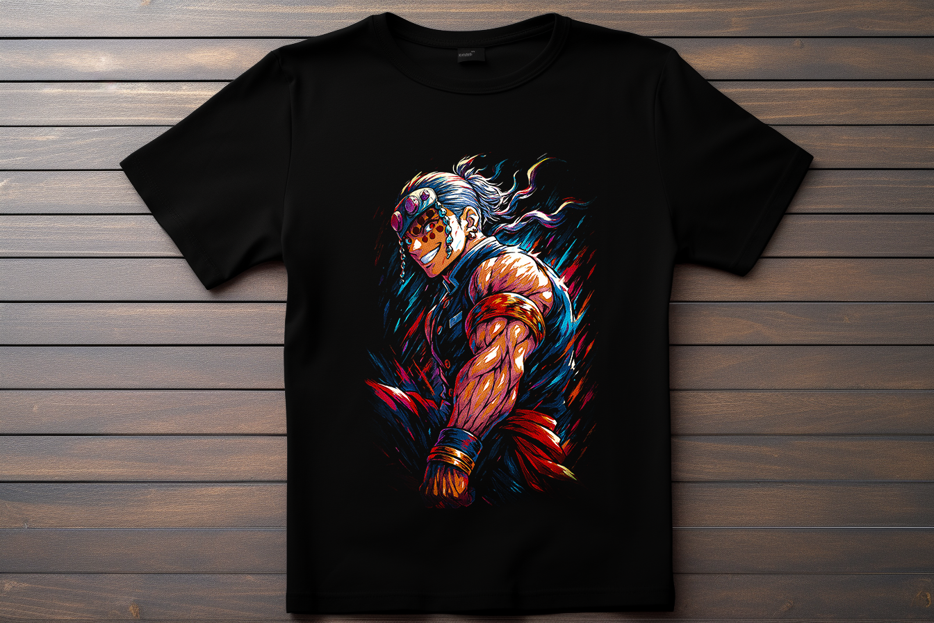T-shirt Demon Slayer - Uzui Tengen Kitsune Print Studio