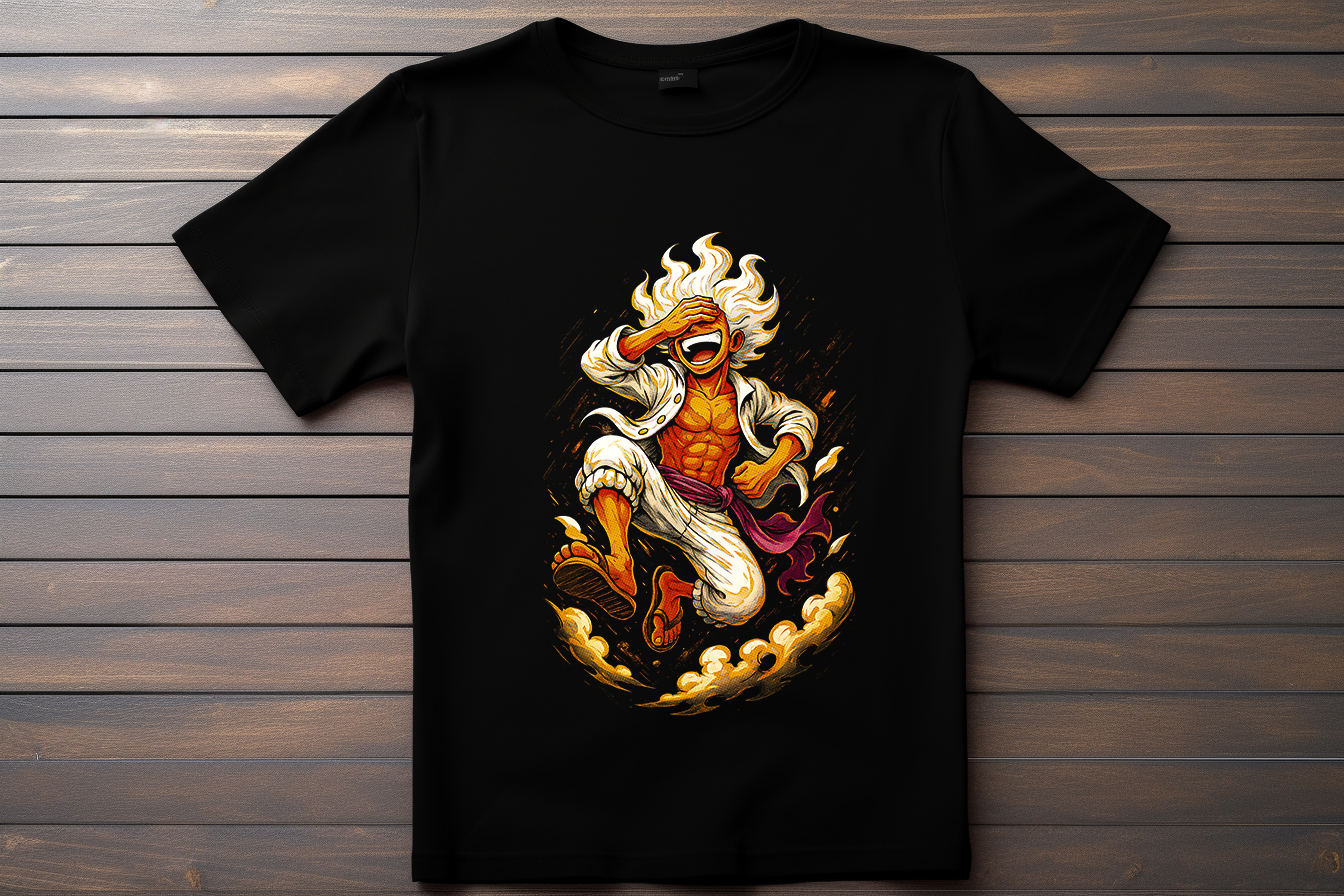 T-shirt One Piece - Luffy Gear 5 Kitsune Print Studio