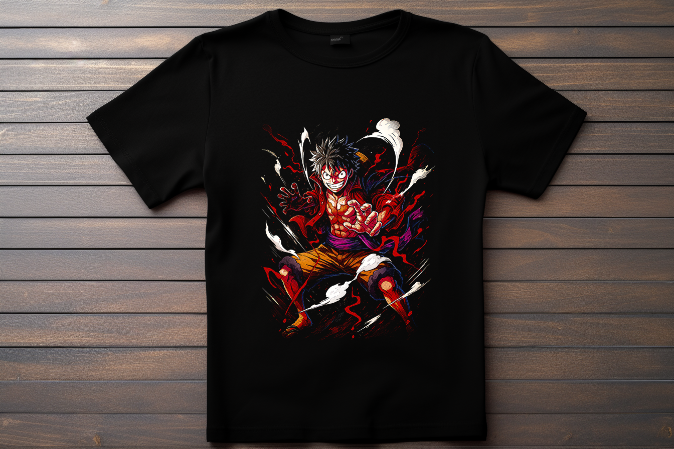 T-shirt One Piece - Luffy Kitsune Print Studio