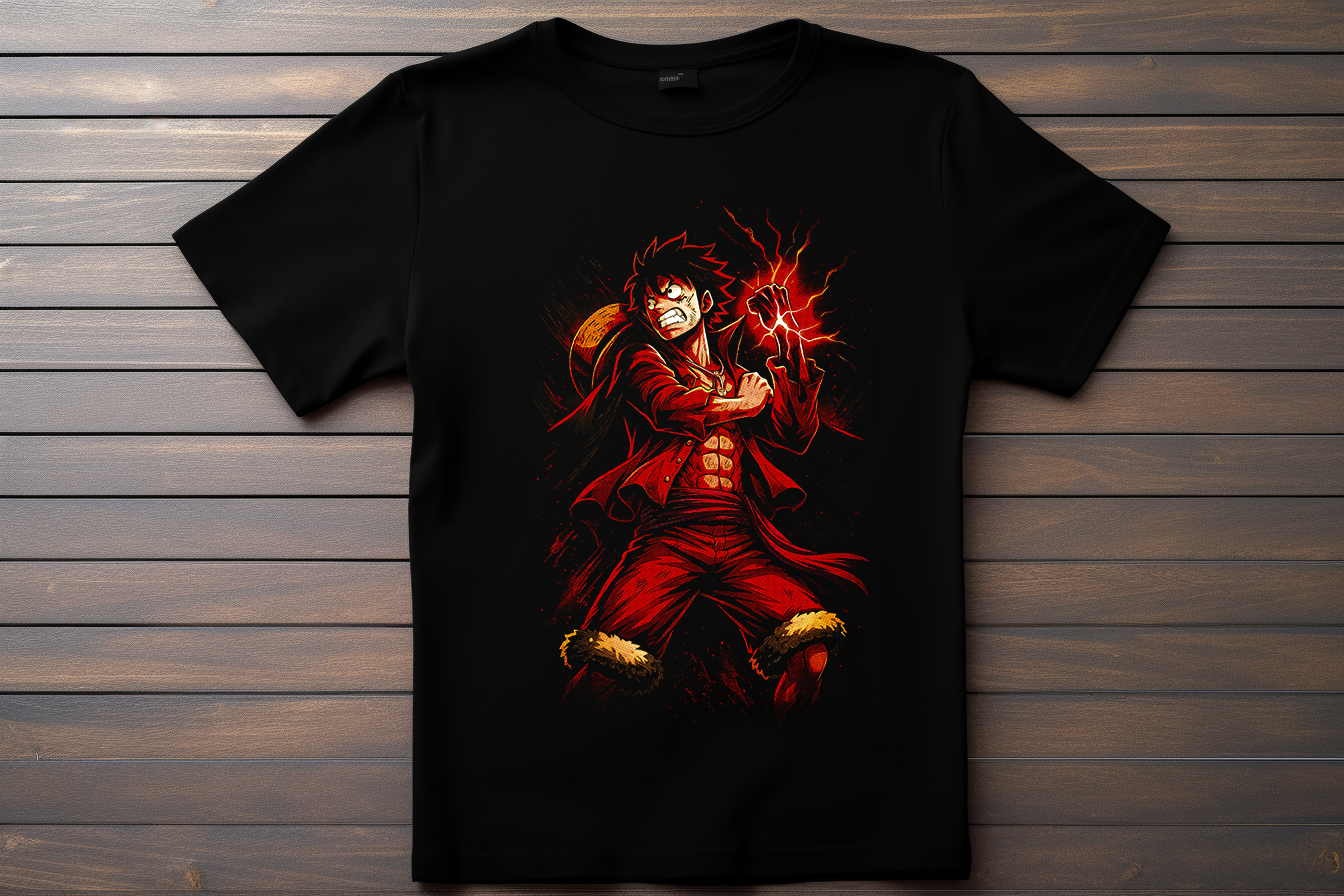 T-shirt One Piece - Luffy Kitsune Print Studio