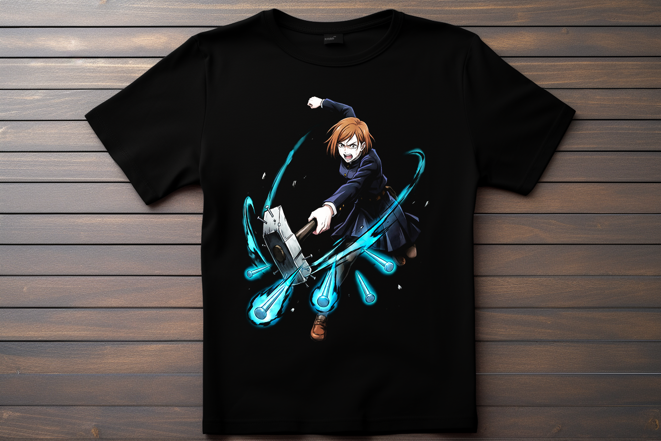 T-shirt Jujutsu Kaisen - Kugisaki Nobara Kitsune Print Studio