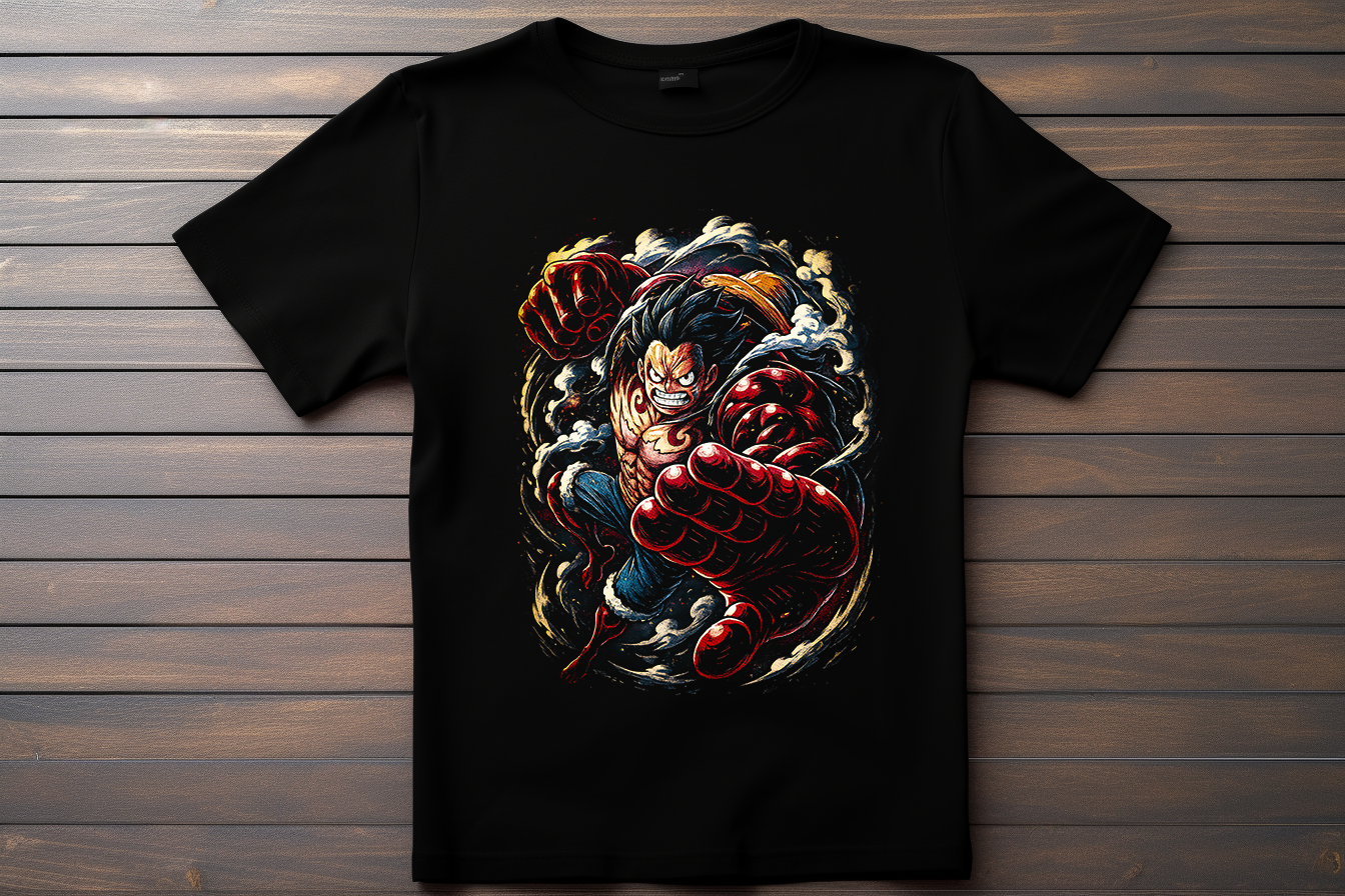 T-shirt One Piece - Luffy Gear 4 Kitsune Print Studio