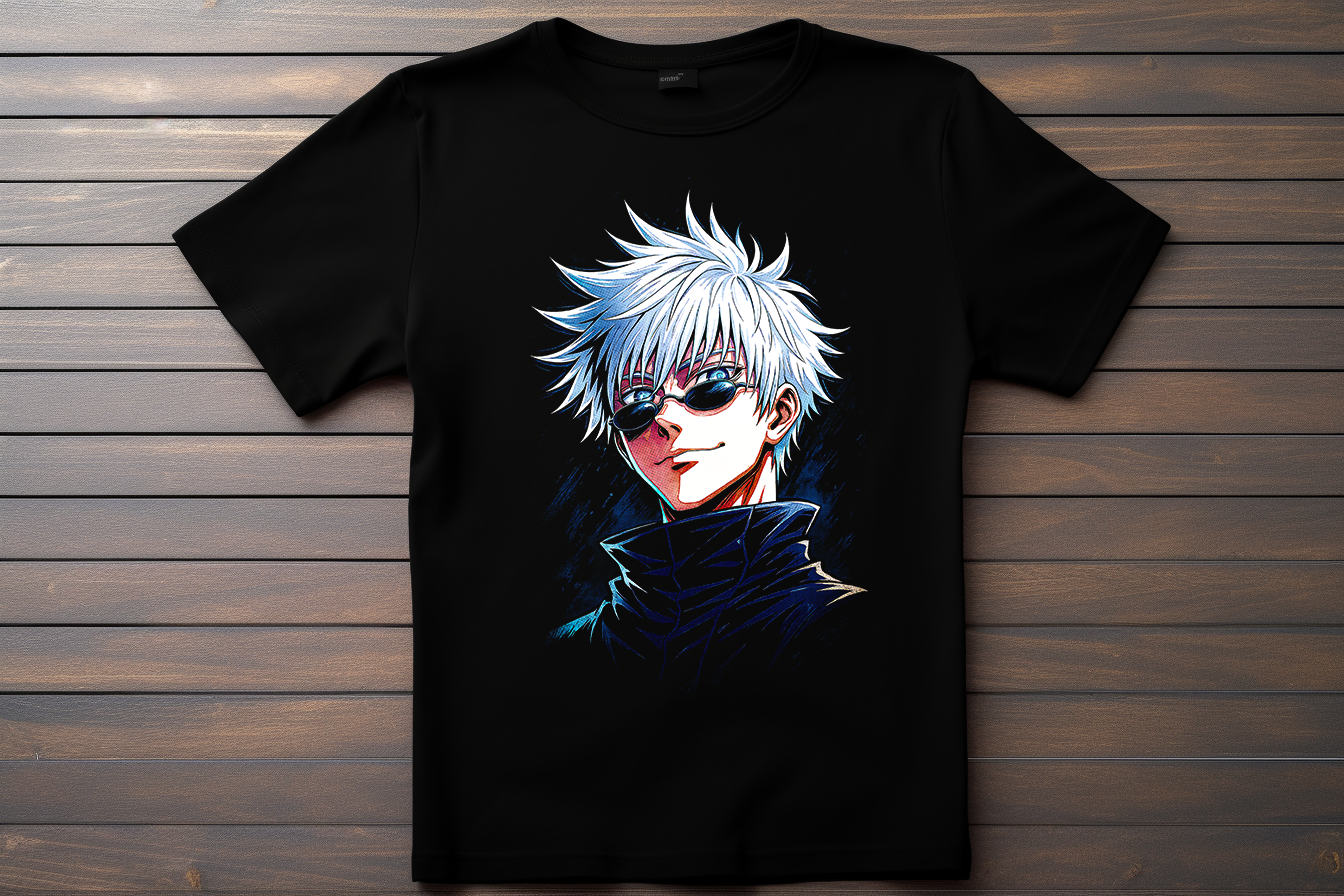 T-shirt Jujutsu Kaisen - Satoru Gojo Kitsune Print Studio