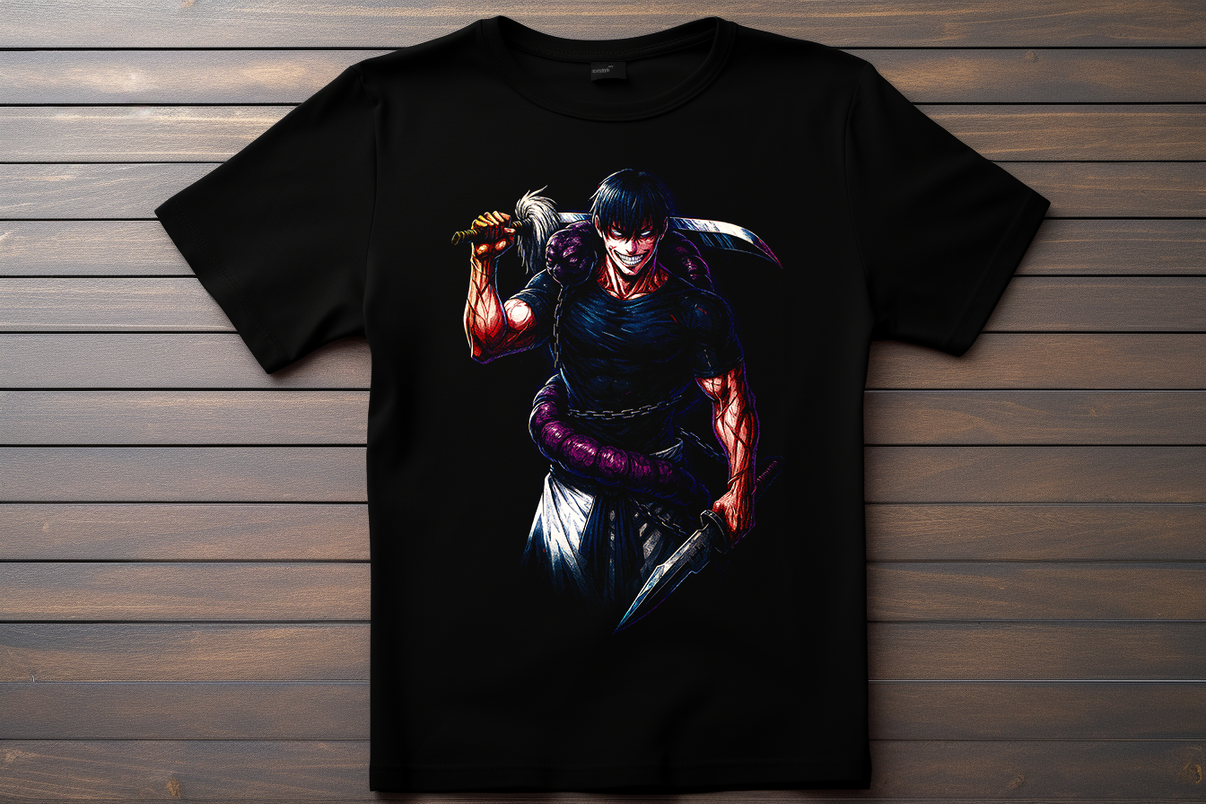T-shirt Jujutsu Kaisen - Toji Fushiguro Kitsune Print Studio