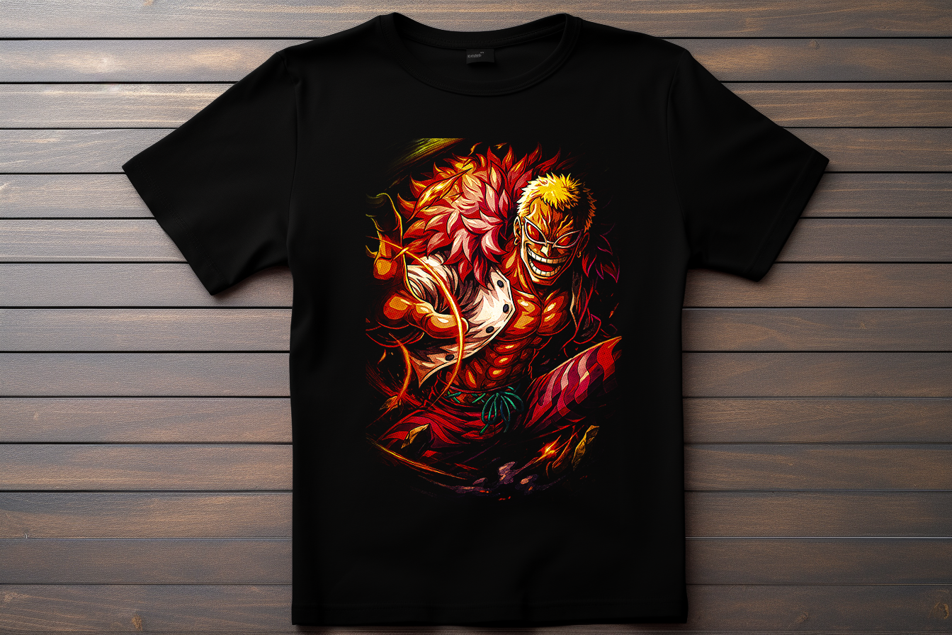 T-shirt One Piece - Don Quijote Doflamingo Kitsune Print Studio