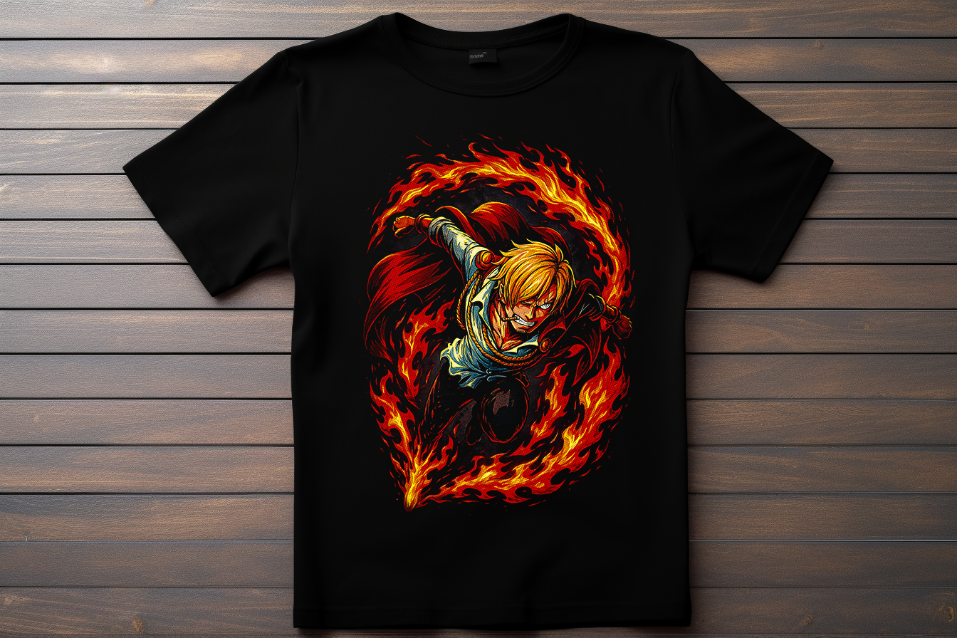 T-shirt One Piece - Sanji Vinsmoke Kitsune Print Studio