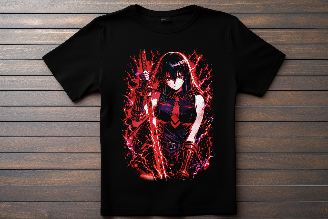 T-shirt Akame Ga Kill - Akame Kitsune Print Studio