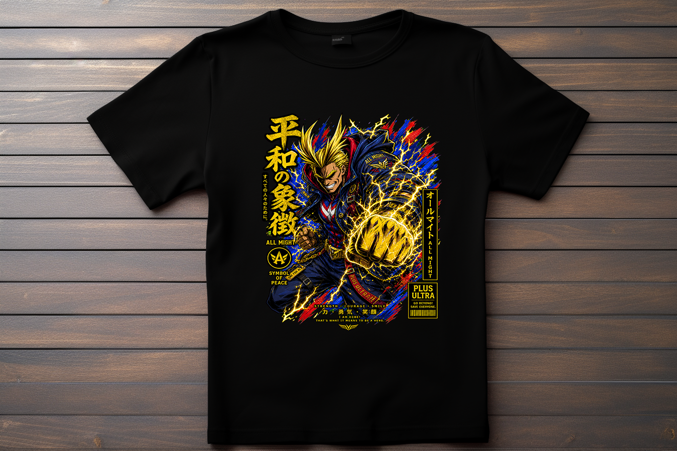 T-shirt My hero Academia - All Might Kitsune Print Studio
