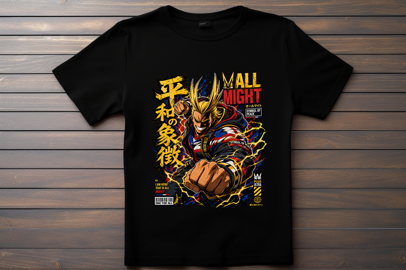 T-shirt My hero Academia - All Might Kitsune Print Studio