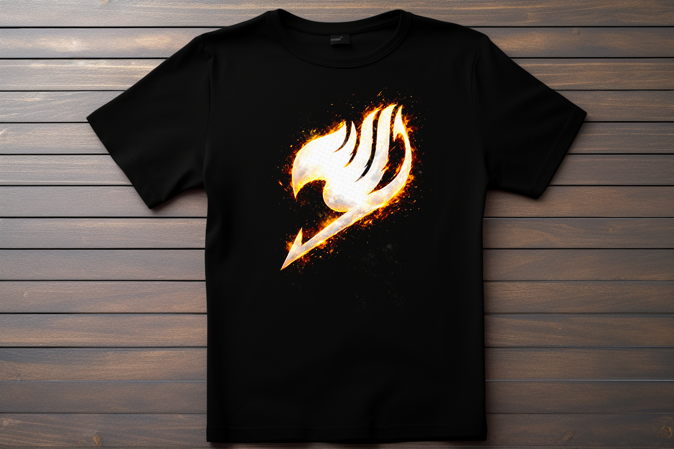 T-shirt Logo Fairy Tail Kitsune Print Studio