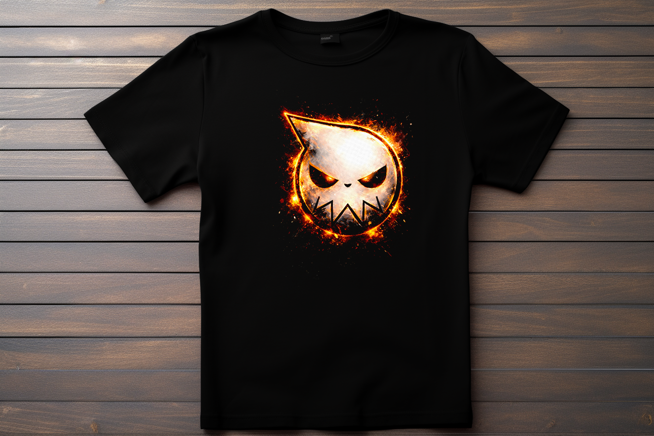 T-shirt Logo Soul Eater Kitsune Print Studio