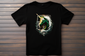 T-shirt Logo Attaque Des Titans  - Brigade Spécial Kitsune Print Studio
