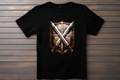 T-shirt Logo Attaque Des Titans - Brigade D'entrainement Kitsune Print Studio