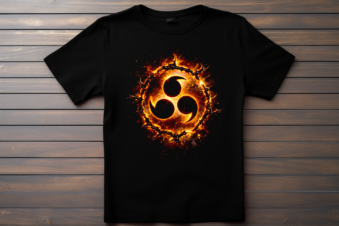 T-shirt Logo Naruto - Marque Maudite Kitsune Print Studio