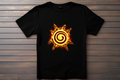 T-shirt Logo Naruto -  Sceau De Kyubi Kitsune Print Studio