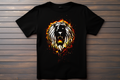 T-shirt Logo Seven Deadly Sins - Le Lion de l'Orgueil Kitsune Print Studio