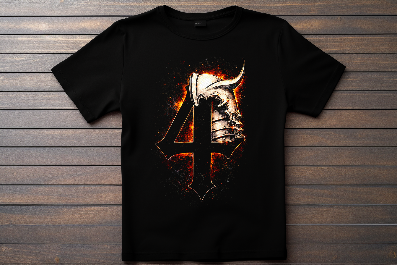 T-shirt Logo Bleach - Espada No4 Ulquiorra Cifer Kitsune Print Studio