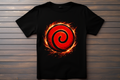 T-shirt Logo Naruto - Clan Uzumaki Kitsune Print Studio