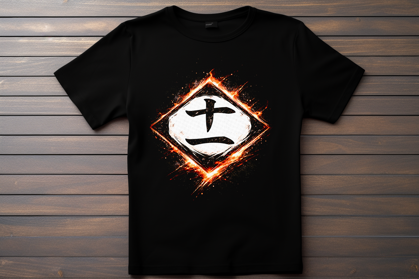 T-shirt Logo Bleach - 11eme Division Kitsune Print Studio