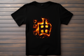 T-shirt Logo  Naruto - Bandeau Jiraya Kitsune Print Studio