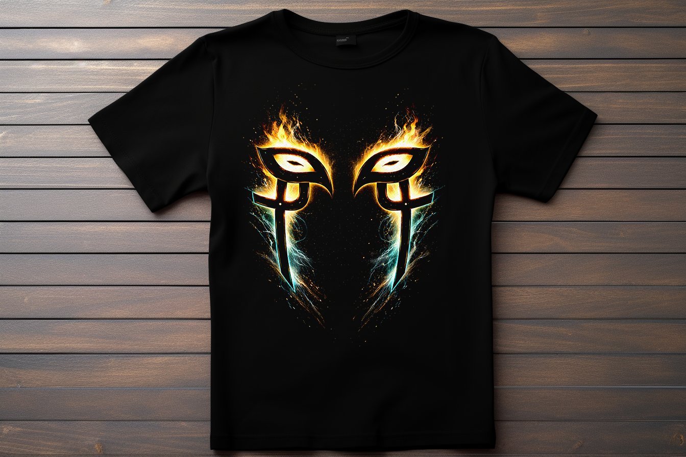 T-shirt  Logo Naruto - Jiraya Mode Ermite Kitsune Print Studio