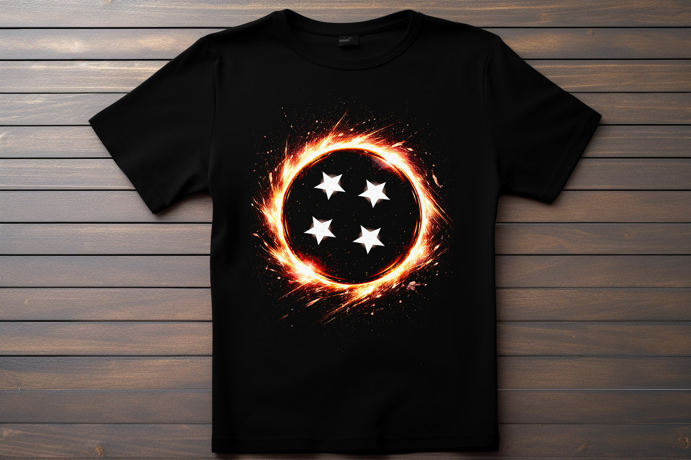 T-shirt Logo Dragon Ball Z - Dragon Ball Kitsune Print Studio