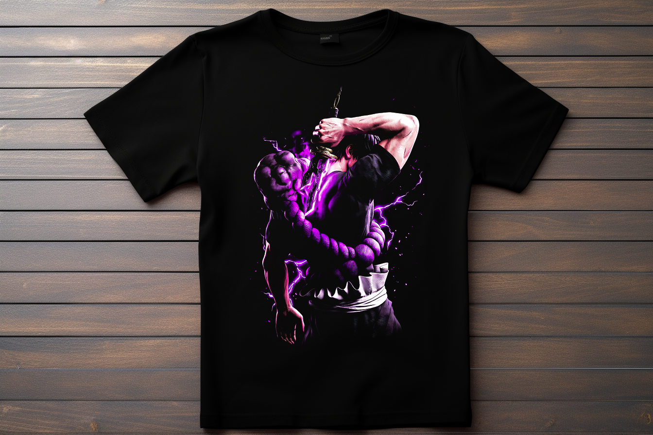 T-shirt Jujutsu Kaisen - Toji Fushiguro Kitsune Print Studio
