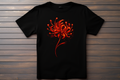 T-shirt Logo Tokyo Ghoul - Lys rouge Kitsune Print Studio