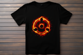T-shirt Logo Naruto - Sharingan Kitsune Print Studio